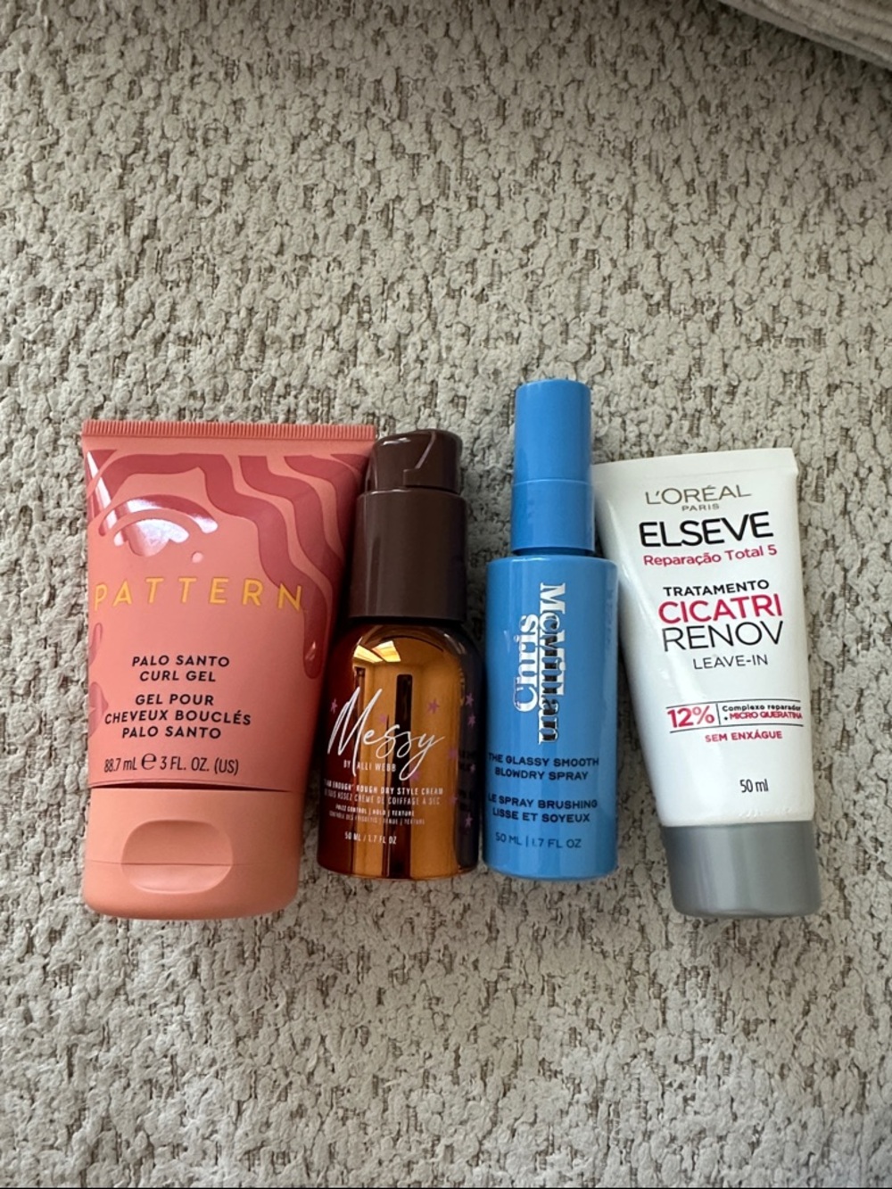 Messy by Alli Webb + Pattern Palo Santo Curl Gel + Chris McMillan Glassy Bundle